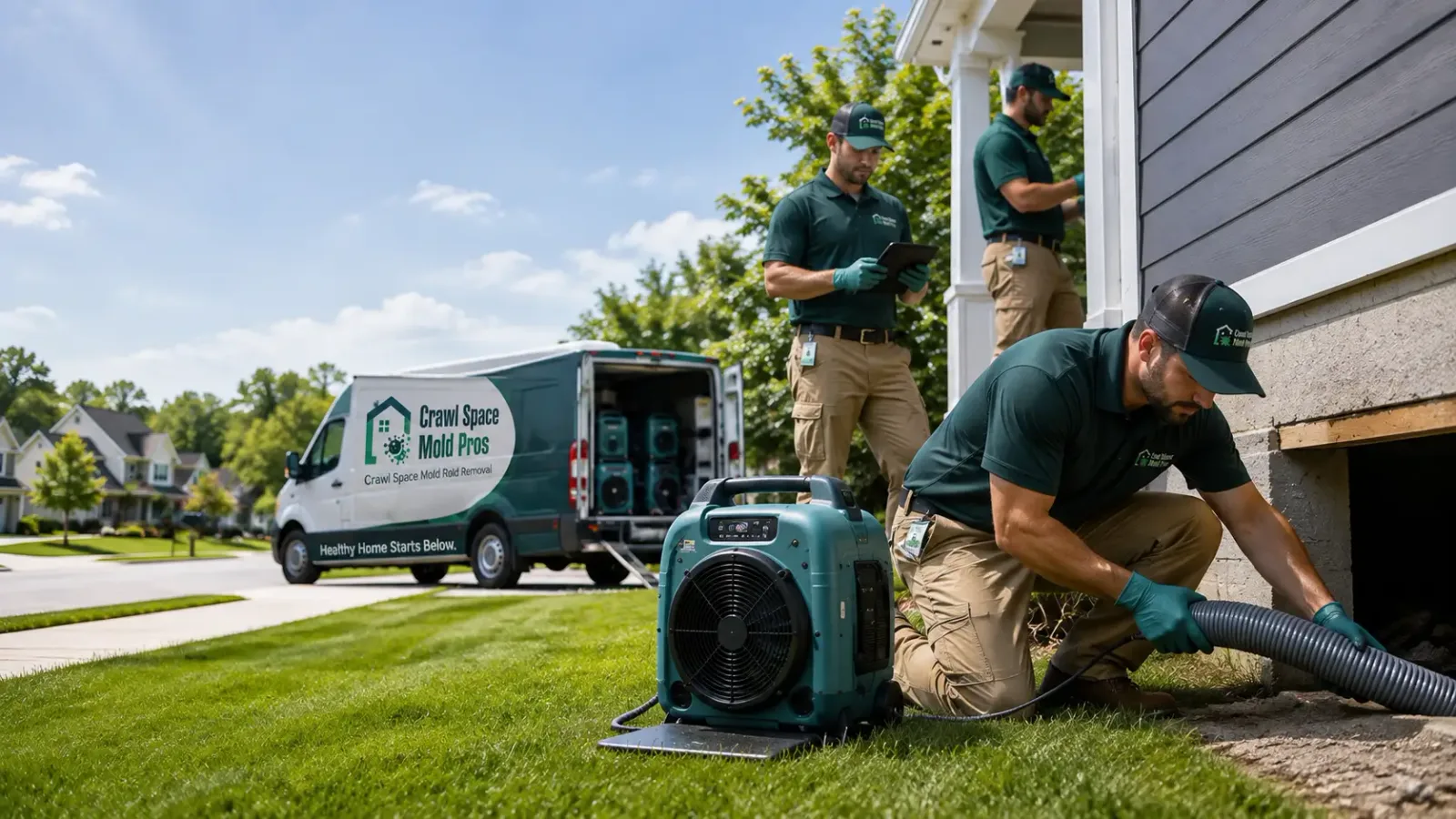 Crawl Space Mold Removal in Boonville, CA